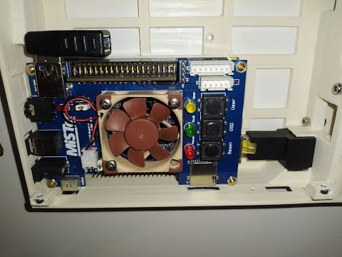 MiSTer installation in case