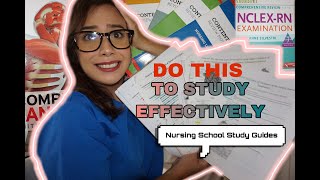 HOW TO CREATE THE PERFECT STUDY GUIDE FOR NURSING SCHOOL // Crystal Castillo