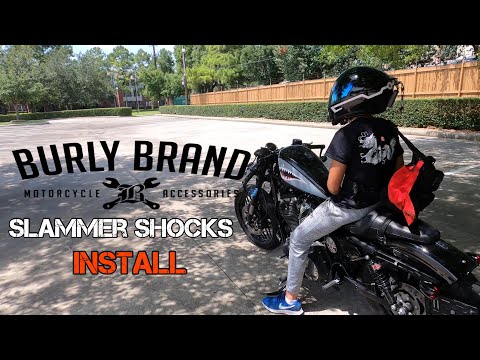 Burly slammer shocks / install on my Harley Davidson roadster
