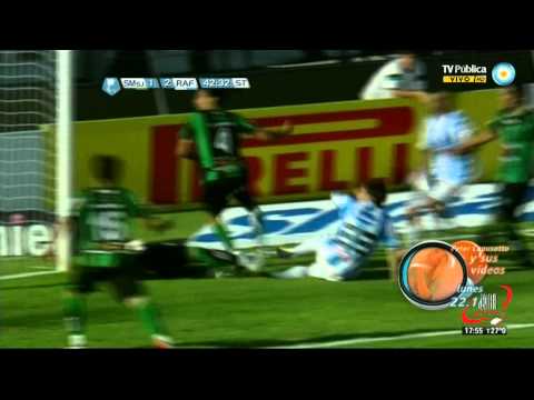 GOL DE LOPEZ - SAN MARTIN DE SAN JUAN 1 ATLETICO RAFAELA 2 (27 10 2012)