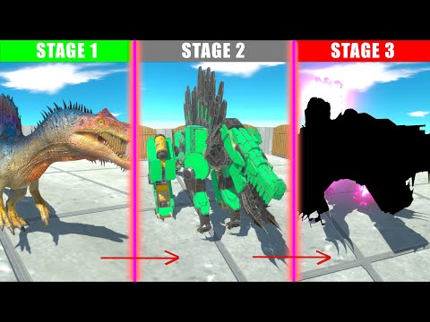 EVOLUTION OF SPINOSAURUS - Animal Revolt Battle Simulator ARBS