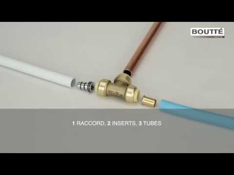 Raccord automatique bouchon - Laiton - différents diamètres - Toutub BOUTTÉ