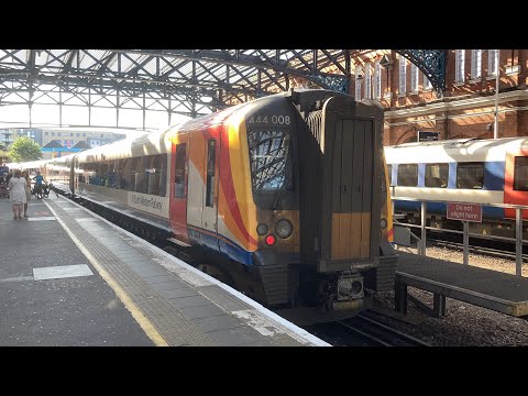 Bournemouth (08:59) to London Waterloo (10:49) - Class 444 South Western Railway