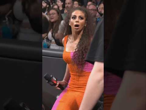 Even Samantha Irvin was surprised by Chad Gable's win over Gunther 😲