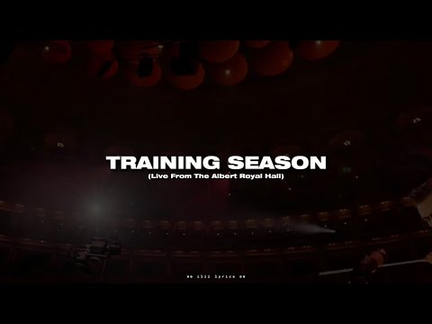 Dua Lipa - Training Season (Live From The Albert Royal Hall | (Lyrics & sub. espa&ntilde;ol)