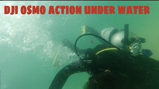dji osmo action  camera under water  video