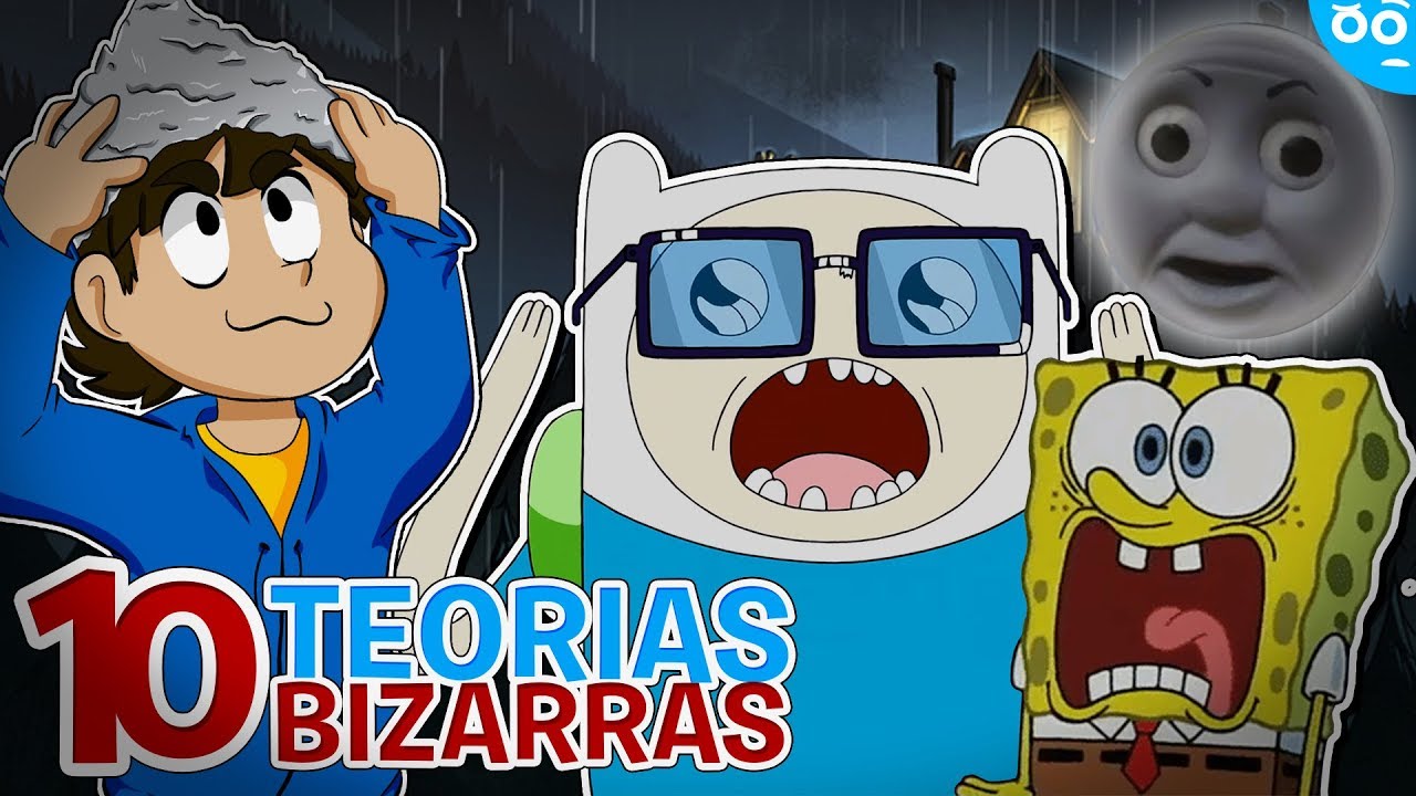 10 TEORIAS MAIS BIZARRAS em desenhos