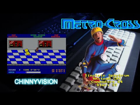ChinnyVision - Ep 467 - Metro-Cross - C64, Spectrum, Amstrad CPC, Atari ST