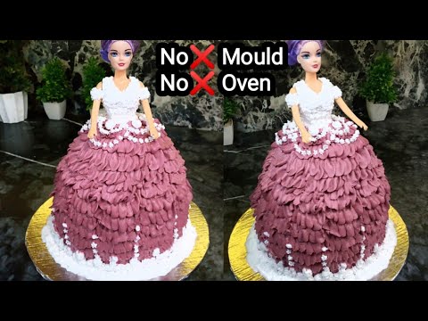 Doll Cake l How to make doll cake at home l Barbie Doll Cake Tutorial @Mealswithjaveria