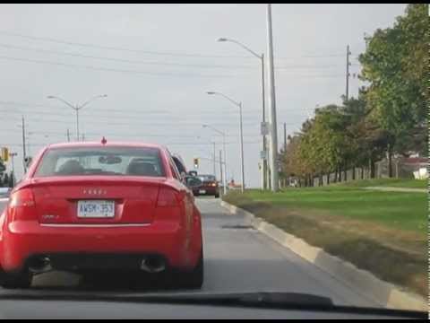 Audi S4 and RS4 group hits Toronto Motorsports Park - 1/4 mile compillation