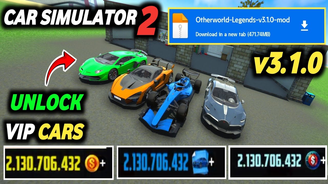 Car Simulator 2 Mod Apk | Update v1.61.9 | All Cars Unlocked | No PW