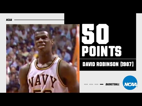 David Robinson: Incredible 50-point performance in 1987 first round