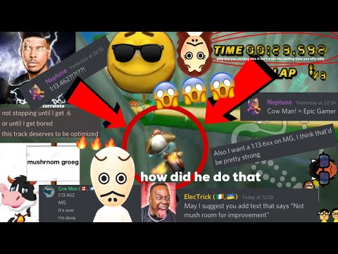 【MKW 200cc WR】 Mushroom Gorge (No-Glitch) - 1:13.462 - Cow Man!