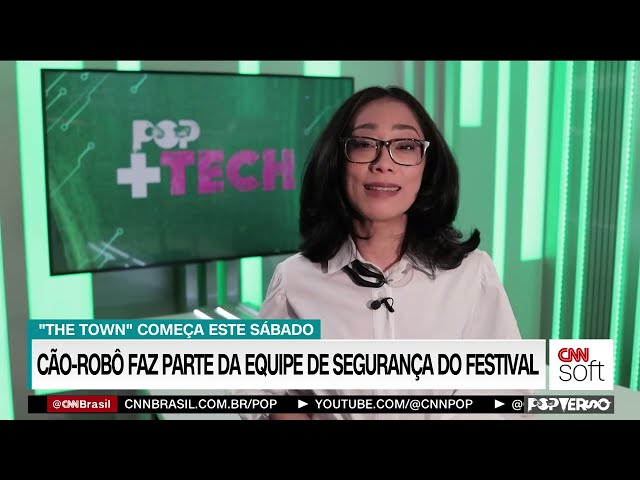 Pop Tech: Cão-robô é segurança no festival The Town |Popverso CNN