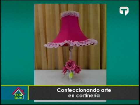 Confeccionando arte en cortinería