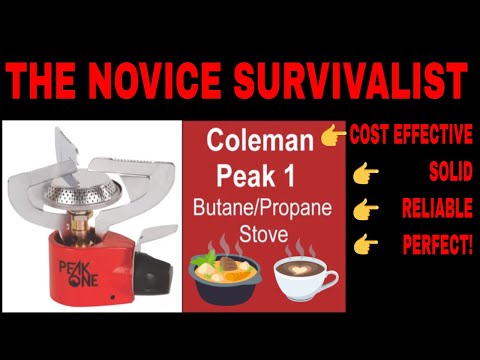 COLEMAN PEAK 1 BUTANE PROPANE STOVE - A review