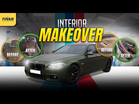 Tinkr Bespoke Luxury Car Interiors & Upholstery | BMW 5 Series Car Seats Upgrade | Tinkr