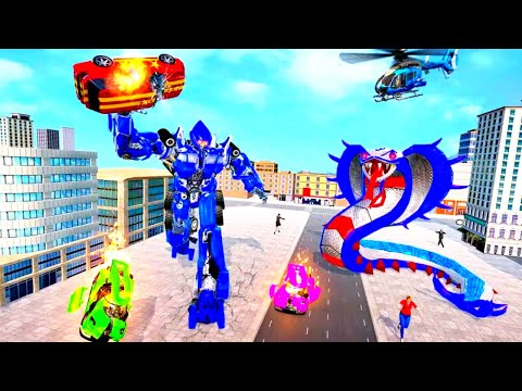 US Police Cobra Transform Robot Android Gameplay FHD
