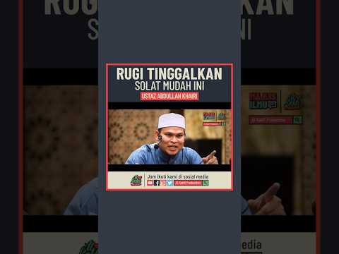 Rugi Tinggalkan Solat Mudah Ini #shopee #shopeeytdeals