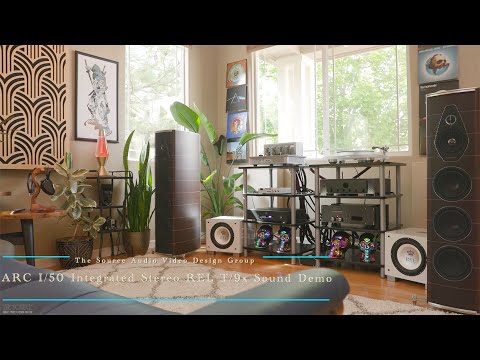 ARC I50 Integrated Tube Amplifier and REL Stereo T9x Subwoofers Sound DEMO