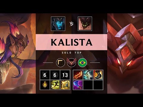 Kalista Top vs Malphite - BR Grandmaster Patch 25.20