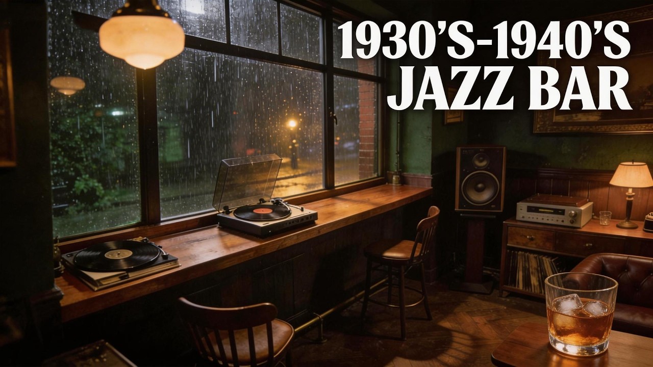 【Hi-Res Audio】🌃 Retro Jazz Speakeasy | Classic 1930s-40s Sounds for Midnight Lounges
