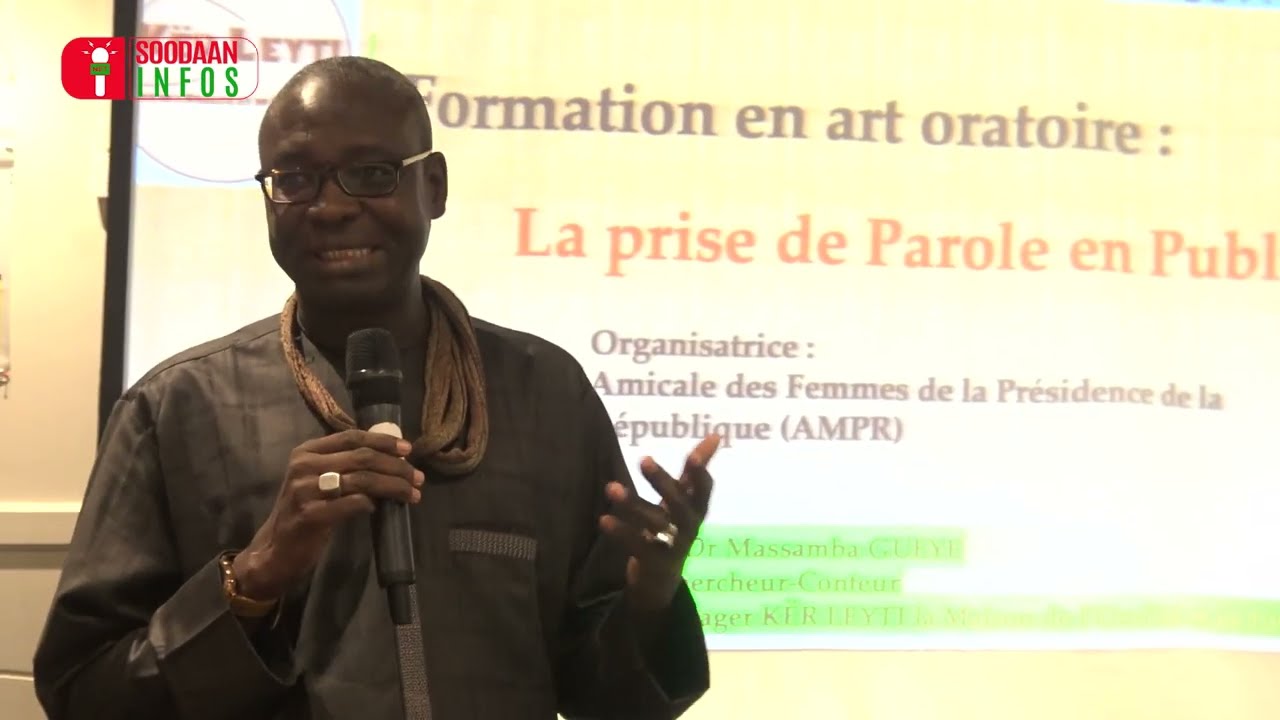 AMICALE DES FEMMES DE LA PRESIDENCE : Formation en prise de parole en public