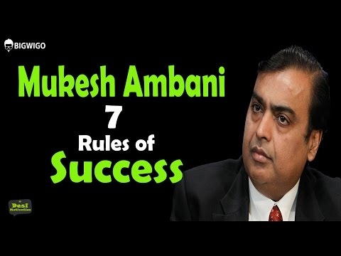 Mukesh Ambani 7 Rules of Success Inspirational Speech | Motivational Interview