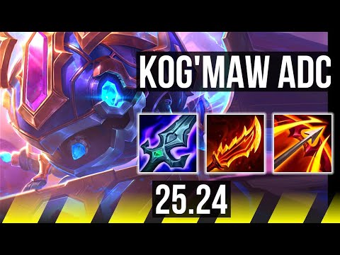 KOG'MAW & Janna vs CAITLYN & Milio (ADC) | Good KDA: 11/2/12 | NA Grandmaster | 25.24