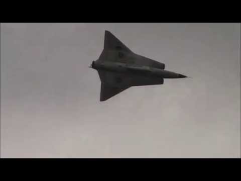 SAAB J35 Draken RAF Waddington 06/07/14