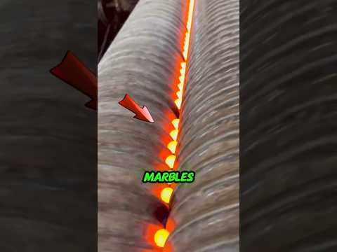 MAKING GLASS MARBLES!!😮😯😲    #machine  #history #facts #science #workers