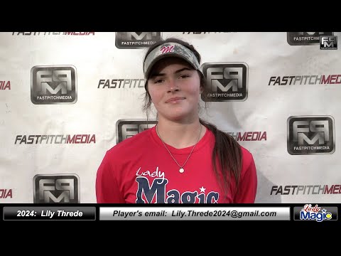 2024 Lily Threde 4.0 GPA - Power Hitting First Base & Outfielder Softball Skills Video - Lady Magic
