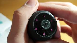 Daumen große Wlan IP Akku Mini Spion Kamera euskDe Überwachung FullHD 1080P Nachsicht App  gesteuert