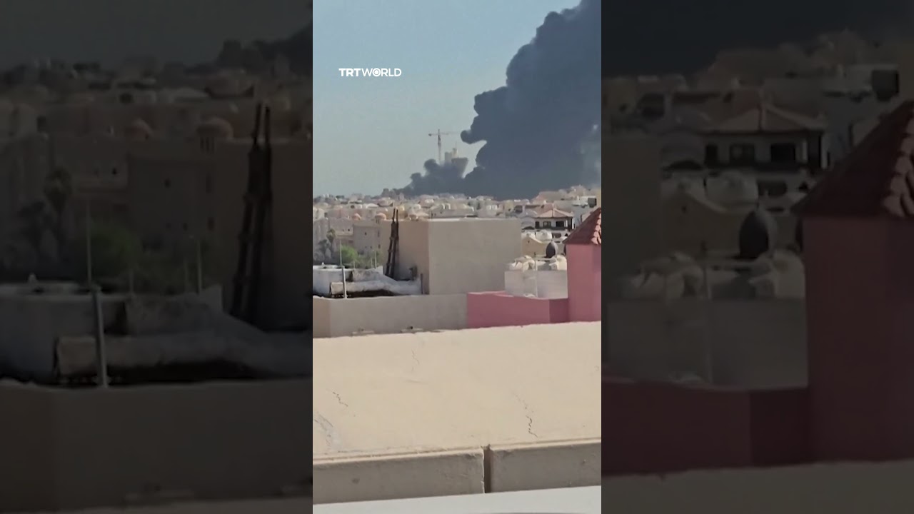 Video | Smoke rises from Kuwait oil facility after Iranian attack