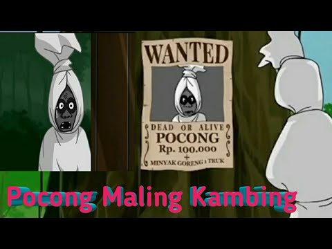 Pocong maling kambing (Film kartun lucu)