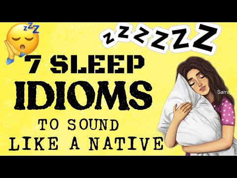 7 Sleep idioms to sound like a native
