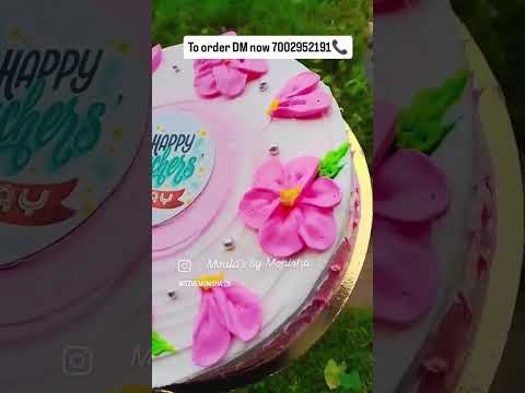teacher's day cake #bakingfromscratch #eggless #homemade #follow #ordernow