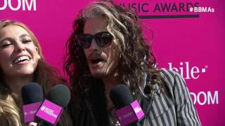 Steven Tyler Magenta Carpet Interview - BBMAs 2016