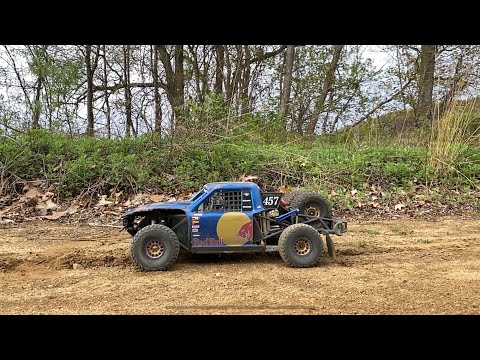 Traxxas UDR testing LX Bypass shocks and Variable damper kit