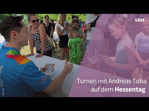 Turnen auf dem Hessentag mit Olympia-Held Andreas Toba