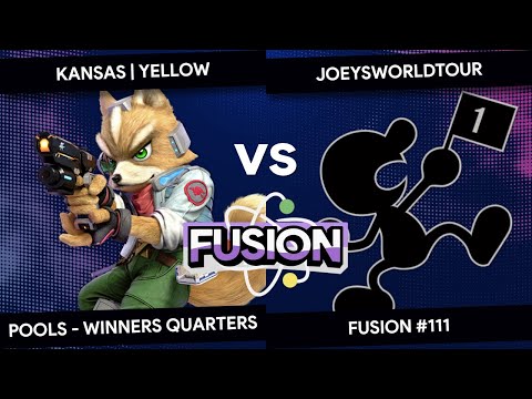 Fusion #111 - Yellow (Fox) vs JoeysWorldTour (Mr. Game & Watch) - Pools - Winners Quarters