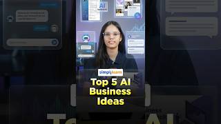 Top 5 AI Business Ideas 2026 | Top AI Businesess To Start With No Investment | #Shorts #Simplilearn