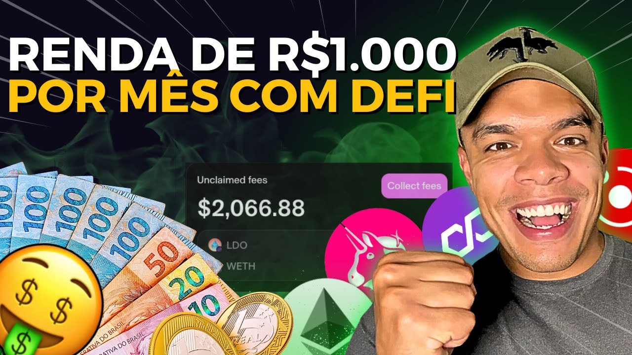QUANTO É PRECISO INVESTIR PARA RECEBER R$1.000 POR MÊS USANDO O DEFI? RENDA PASSIVA COM CRIPTOS