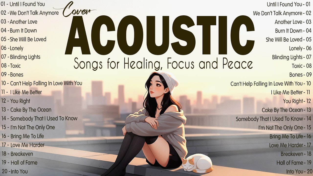 New Acoustic Songs 2026 With Lyrics 🎧 Soft Vibes for Healing, Focus & Peace