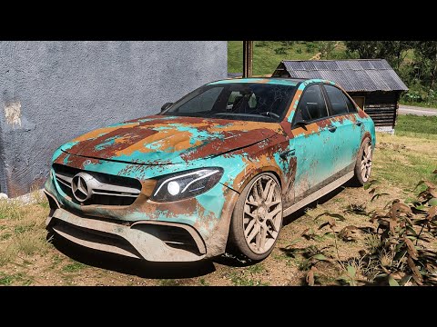 Rebuilding an abandoned Mercedes AMG E63s to Brabus 800 Edition - Forza Horizon 5