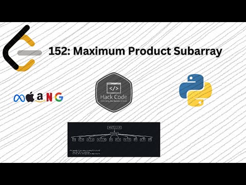 Leetcode 152 Maximum Product Subarray Master Dynamic Programming With Ease Hack Code