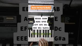 Download lagu Tutorial 355 | Nasha Yeh Pyar Ka Nasha. 🎹 #pianotutorial #suffixpiano #mann #uditnarayan #shorts mp3