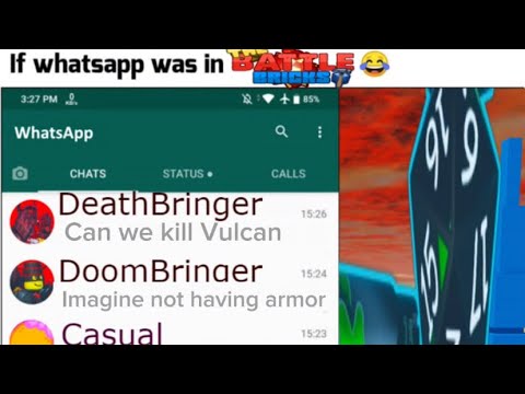 If WhatsApp was in TBB 😂 | the battle bricks