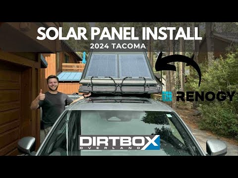 Solar on my Dirtbox Overland Canopy Camper - Install Video