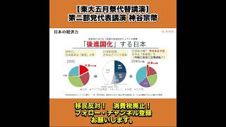 【東大五月祭代替講演】第ニ部党代表講演 神谷宗幣 5/13